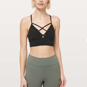 Lululemon Expand Your Limits Sports Bra in Black Nulu W2BDMS • 6